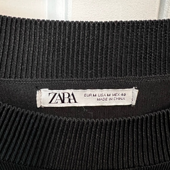 Zara Black Sweater (Mens Medium) - Picture 3 of 3